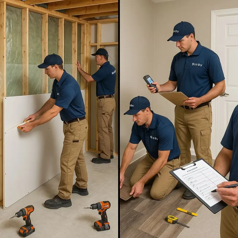 Repairs and Reconstruction process in La Union, NM